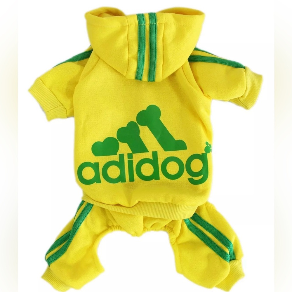ADIDOG SWEAT-SUIT SIZE LARGE
YELLOW-GREEN COLOR